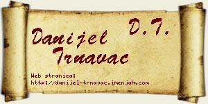 Danijel Trnavac vizit kartica